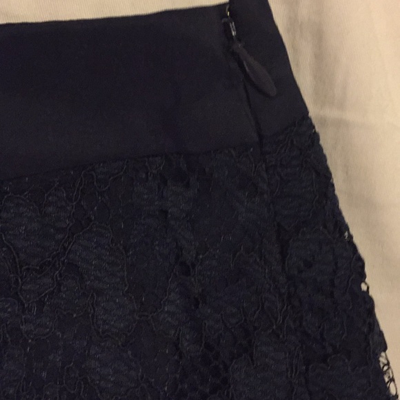 The Limited Navy Lace Pencil Skirt - Picture 5 of 7